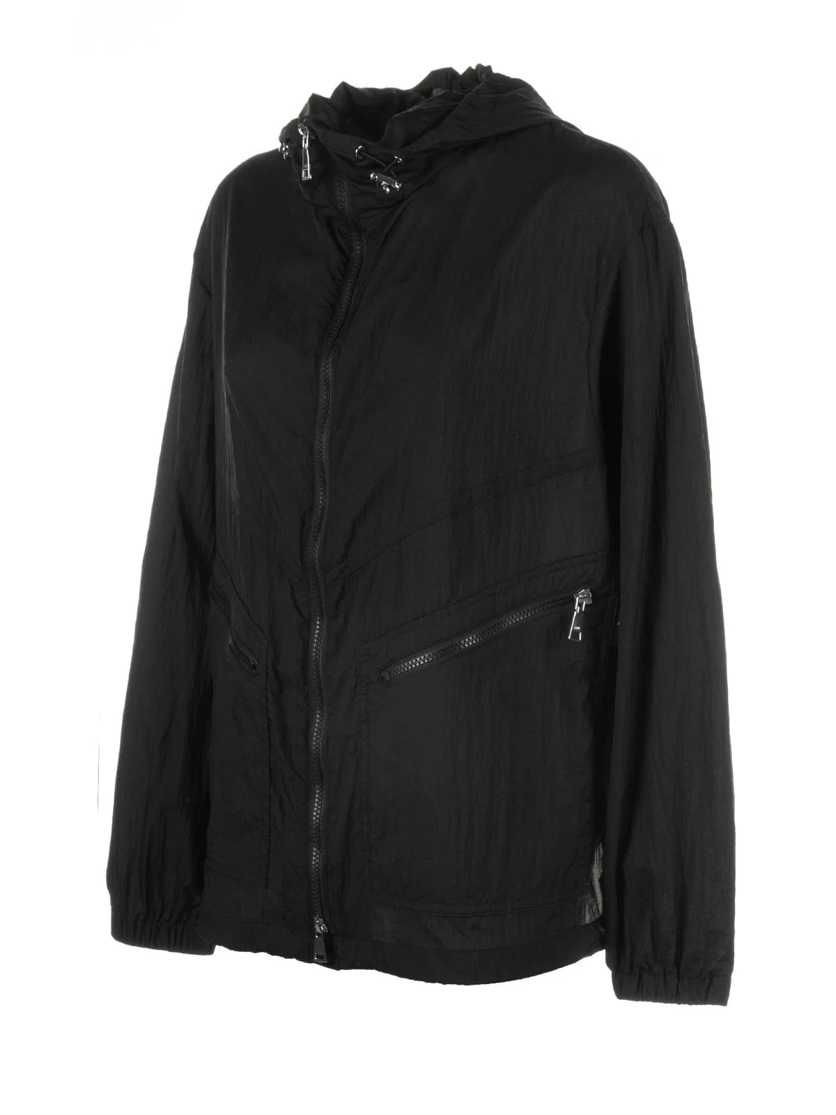 ADD Black Jacket With Zip And Hood