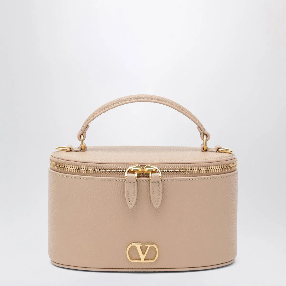 Valentino Garavani Vlogo Signature Mini Vanity Bag In Pink 