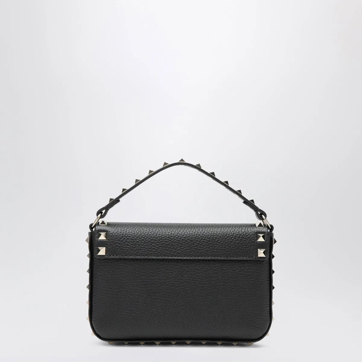 Valentino Garavani Rockstud Pouch In Grained Calfskin Leath