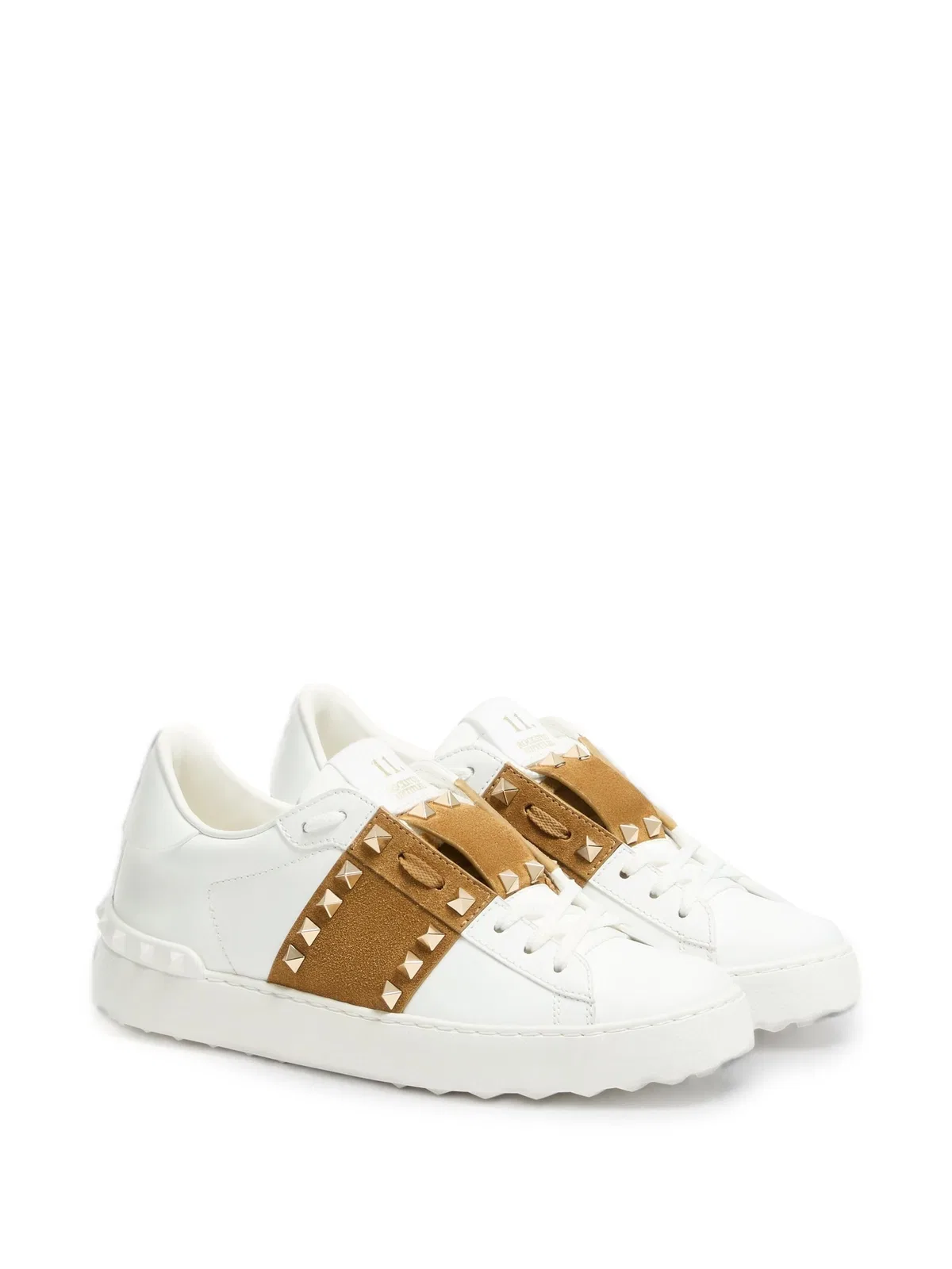 Valentino Rockstud Untitled Sneakers In Calfskin W