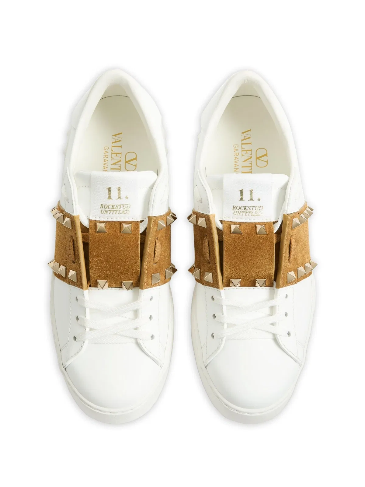 Valentino Rockstud Untitled Sneakers In Calfskin W