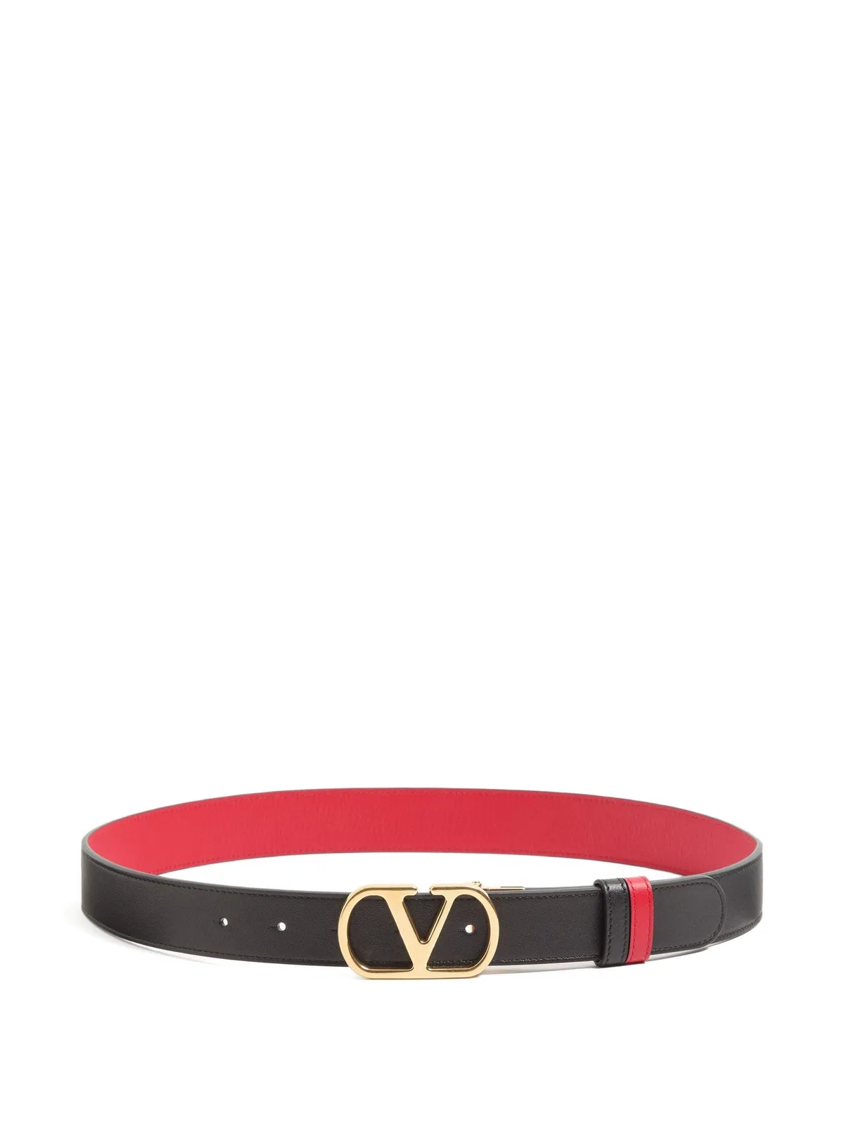 Valentino Vlogo Signature Reversible Shiny Calfski
