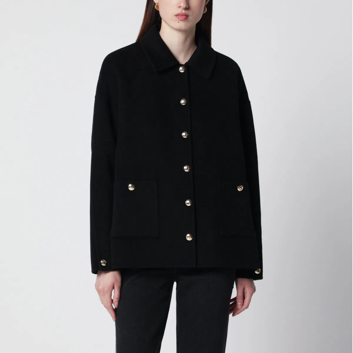 Anine bing Black Wool And Cashmere Jacket