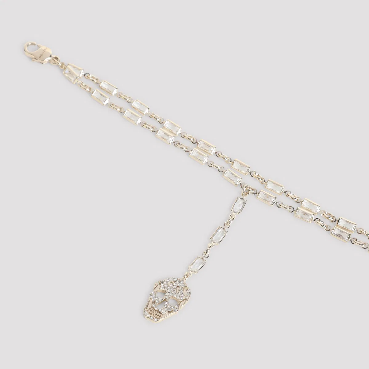 Alexander Mcqueen Pave' Skull Bracelet