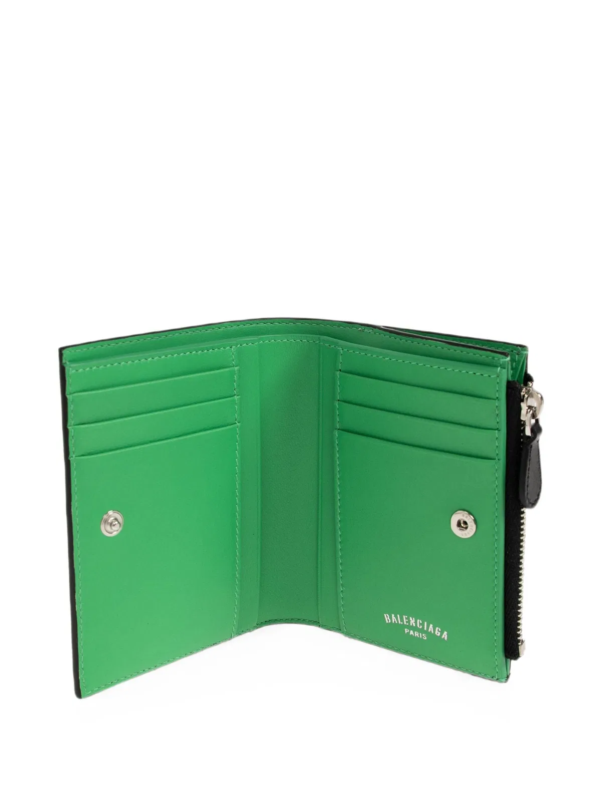 Balenciaga Logo-Print Bifold Wallet