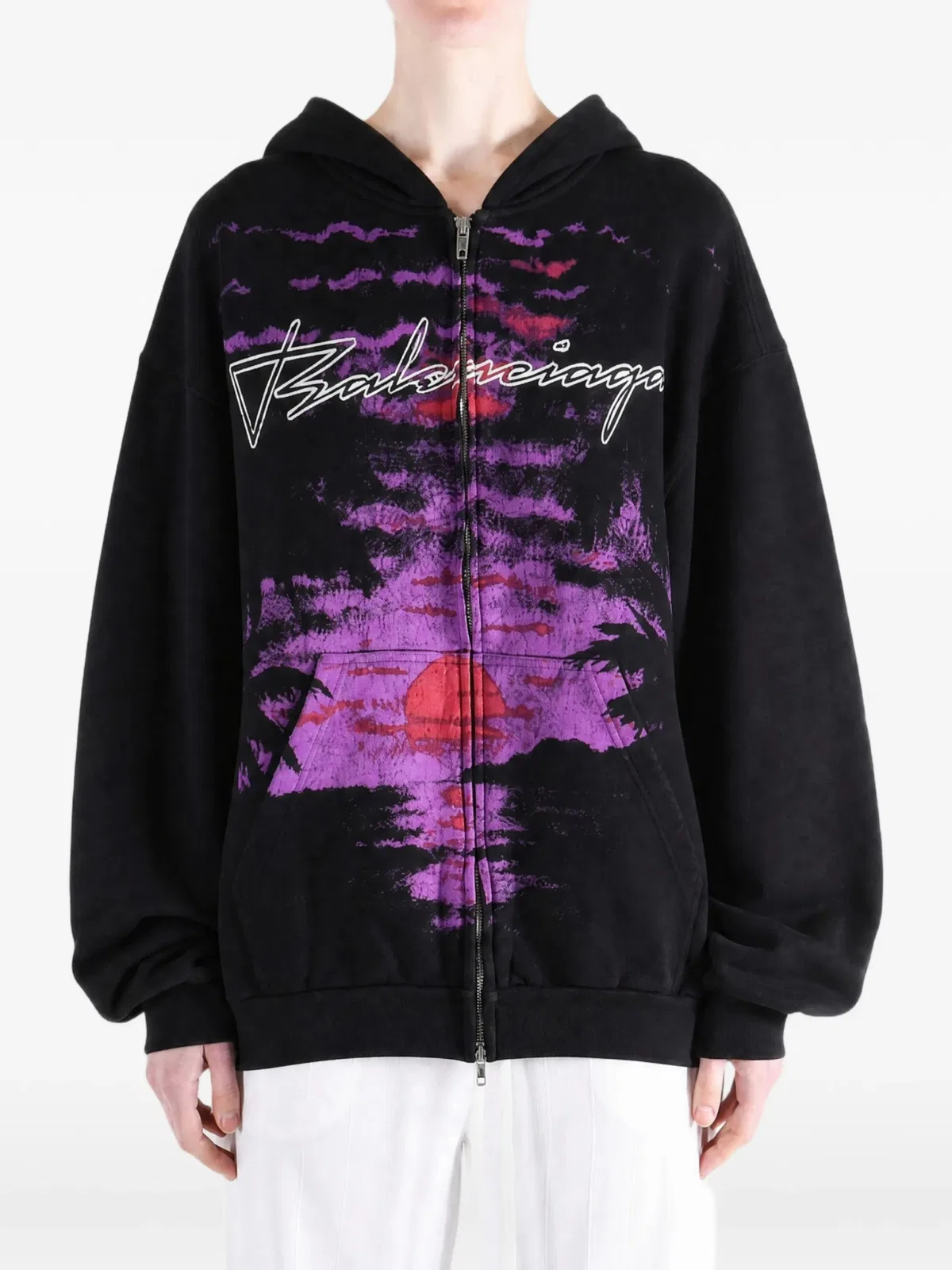 Balenciaga Zip Up Hoodie