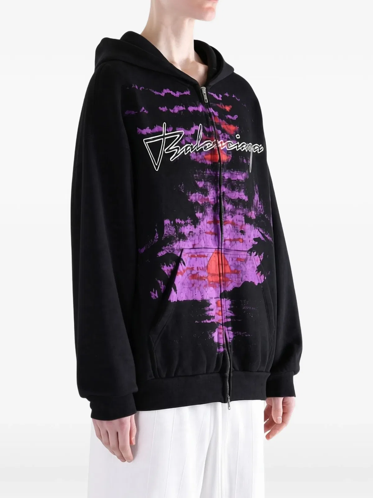Balenciaga Zip Up Hoodie