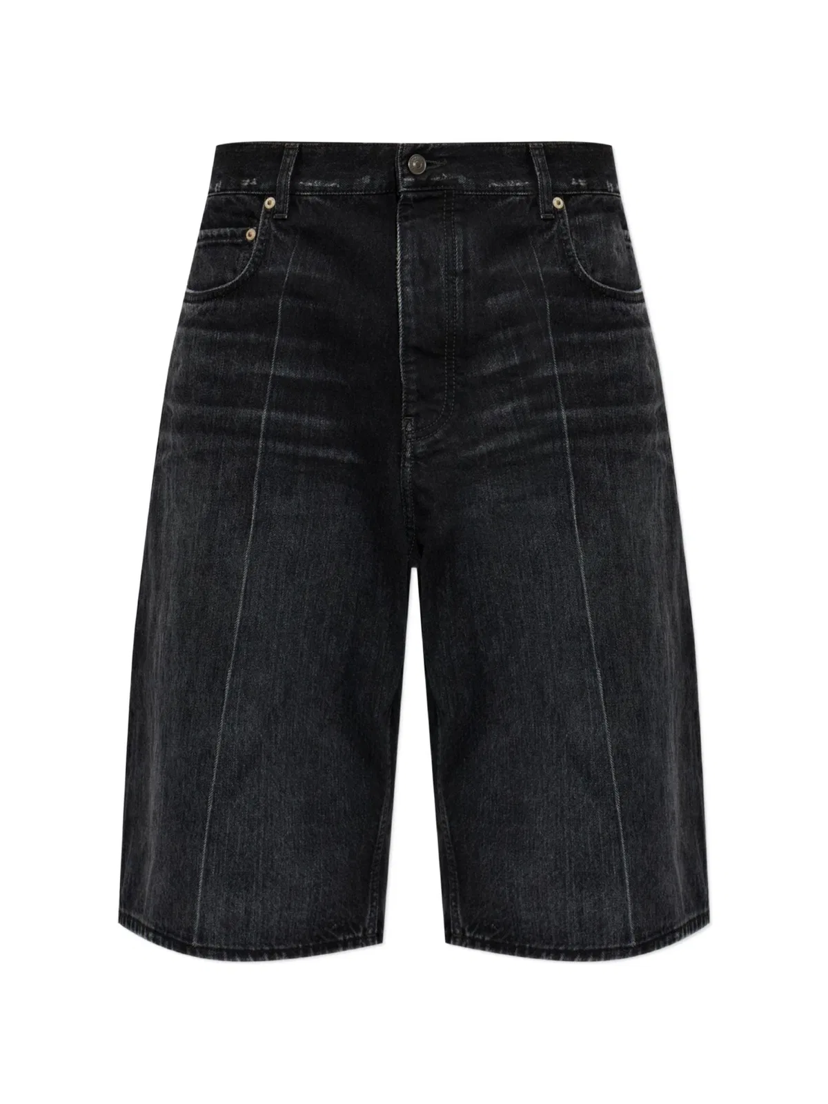 Balenciaga Panelled Distressed-Finish Shorts