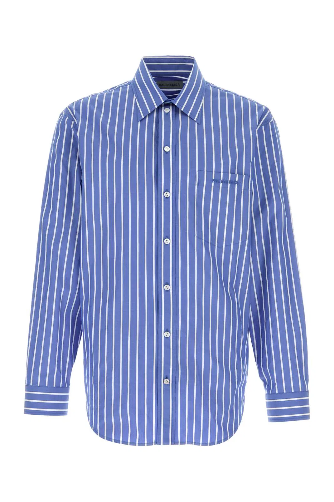 Balenciaga Striped Cotton Shirt