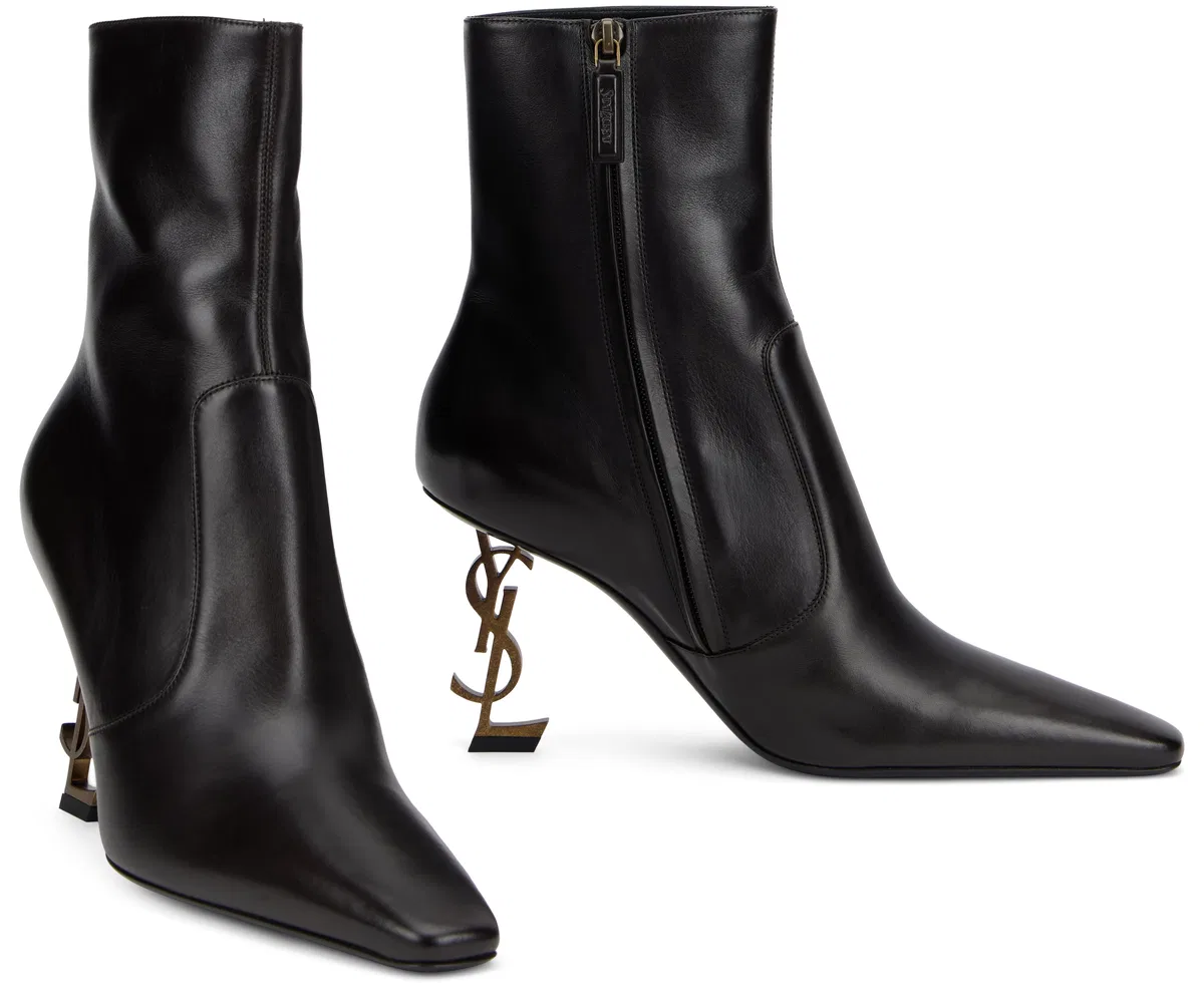 Saint Laurent Logo Ankle Boot