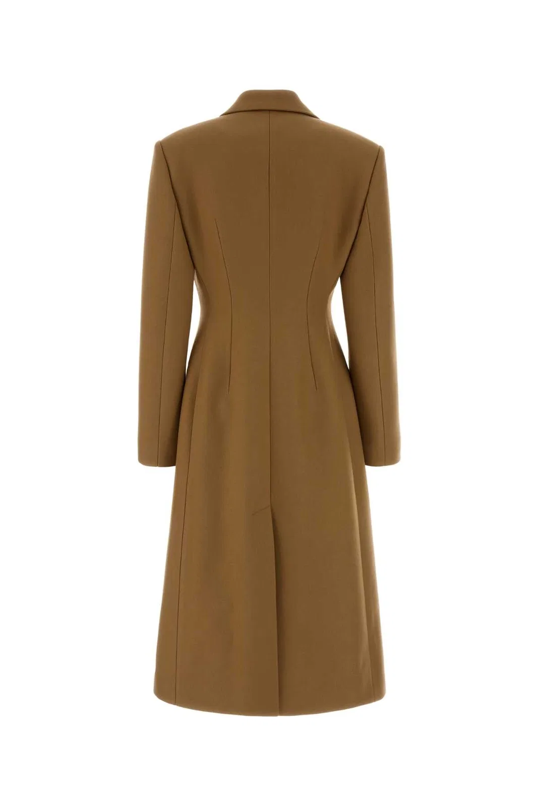 Balenciaga Biscuit Wool Blend Coat