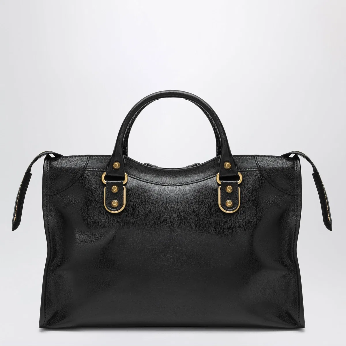 Balenciaga Le City Uptown Medium Bag In Black Goats