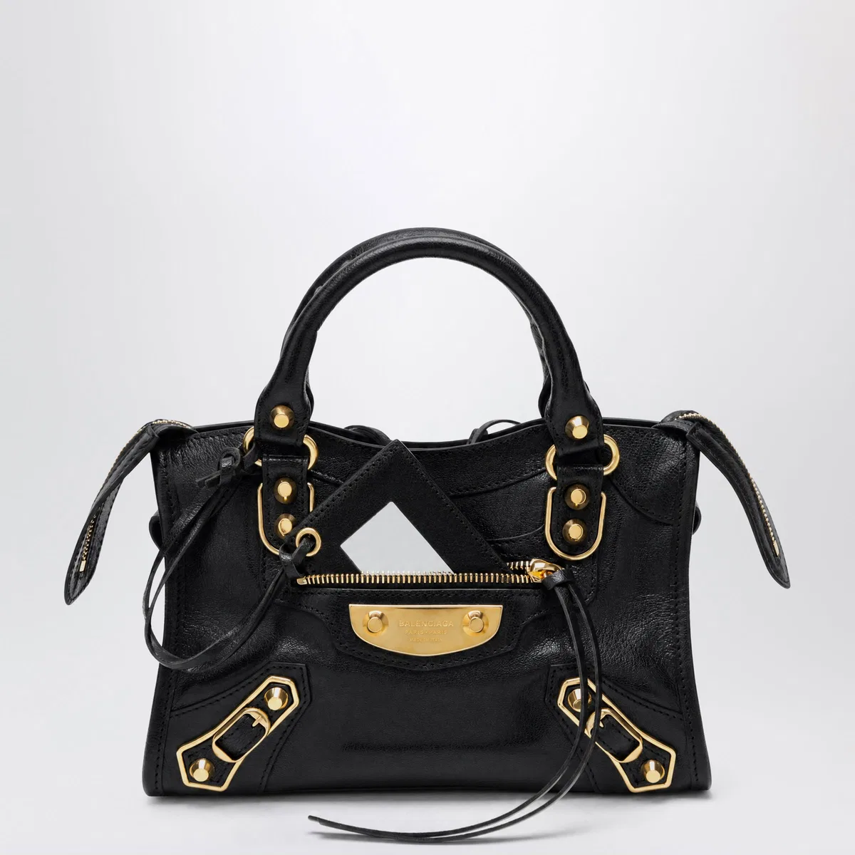 Balenciaga Le City Uptown Mini Bag In Soft Black Le