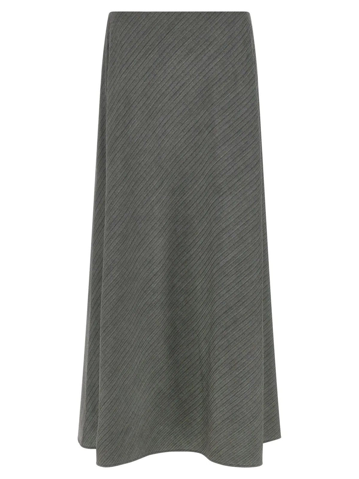 Alberta Ferretti Bell Chevron Skirt