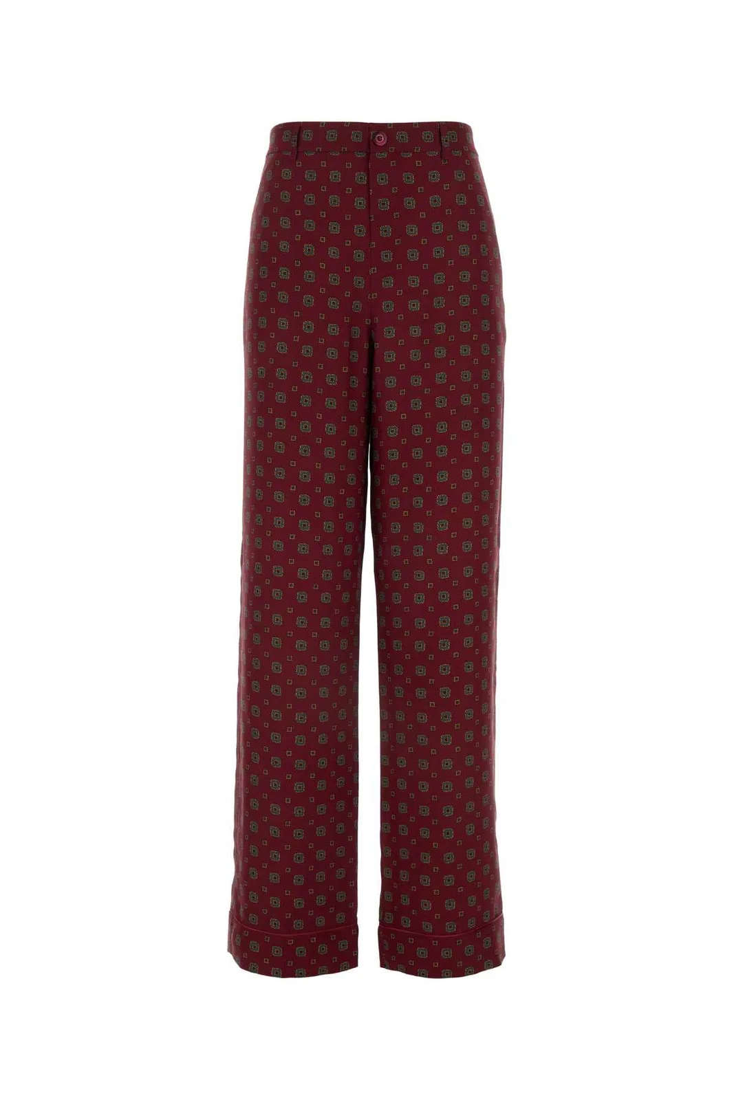 Moschino Couture Printed Silk Pant