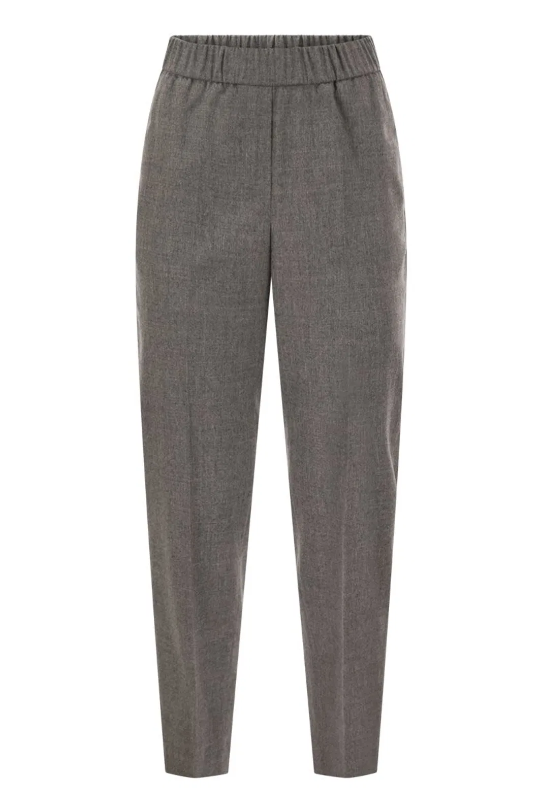 Peserico Virgin Wool And Cashmere Tapered Trouser