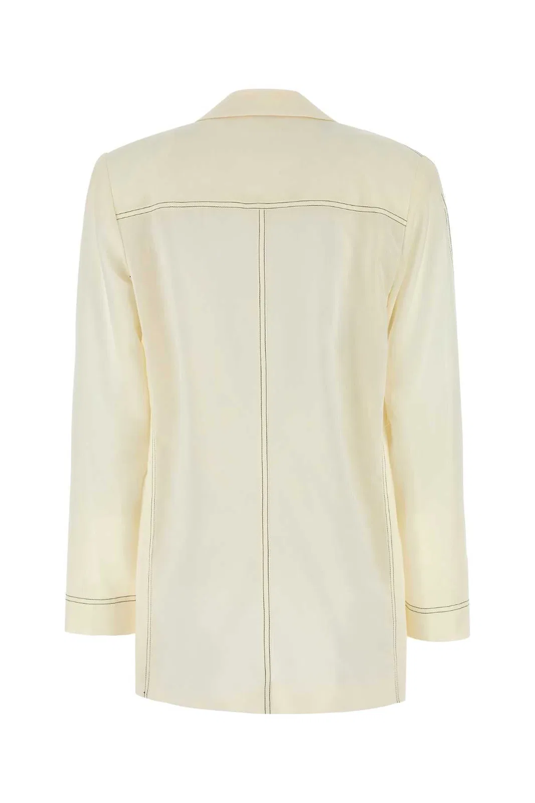 Philosophy Di Lorenzo Serafini Ivory Polyester Blend Blazer