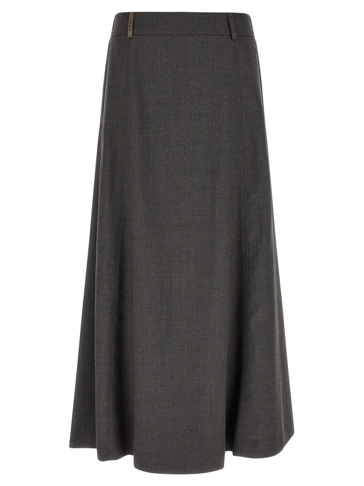 Peserico Flared Skirt With Loops