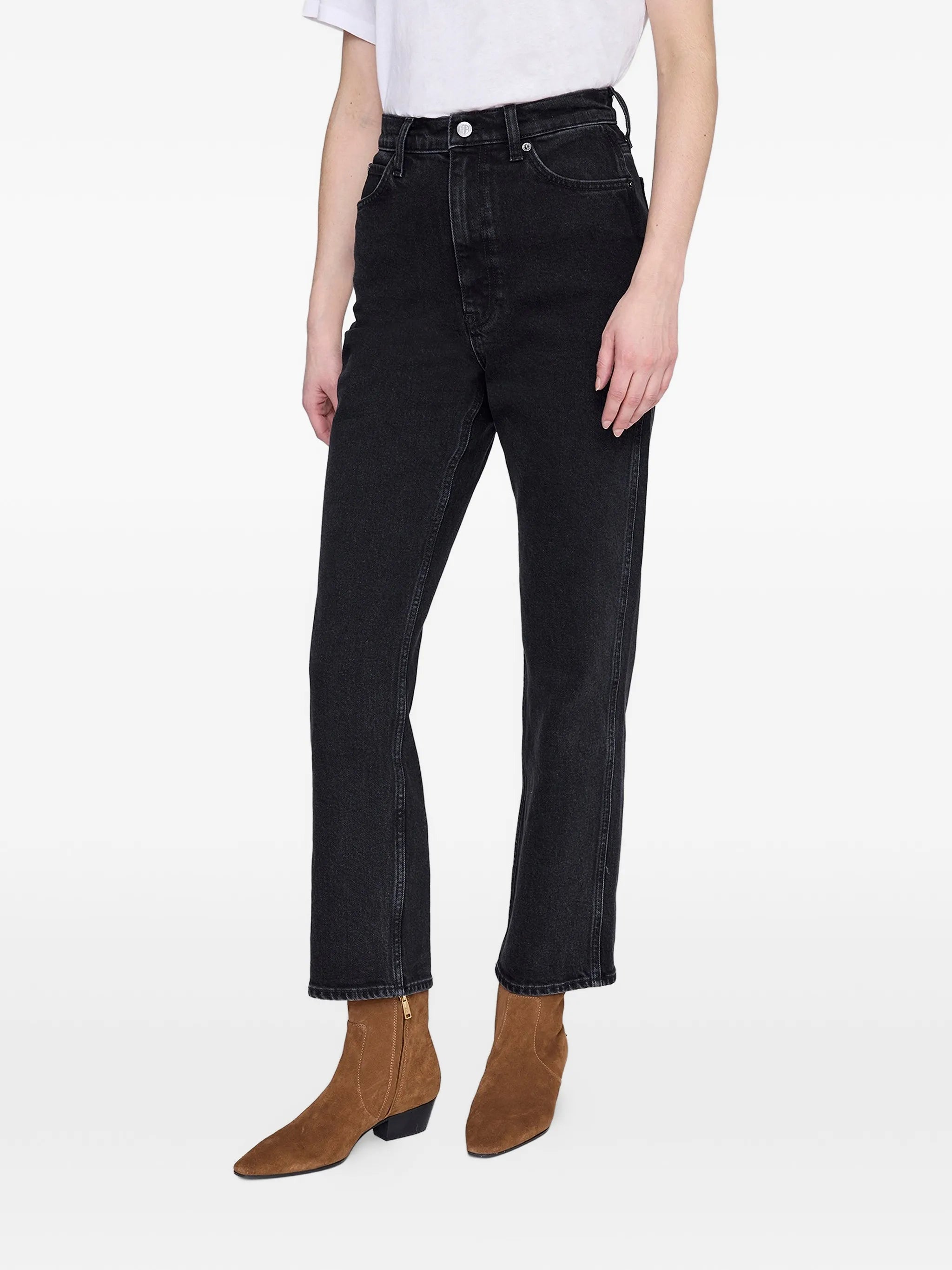 Anine bing Black Washed Jean Jane