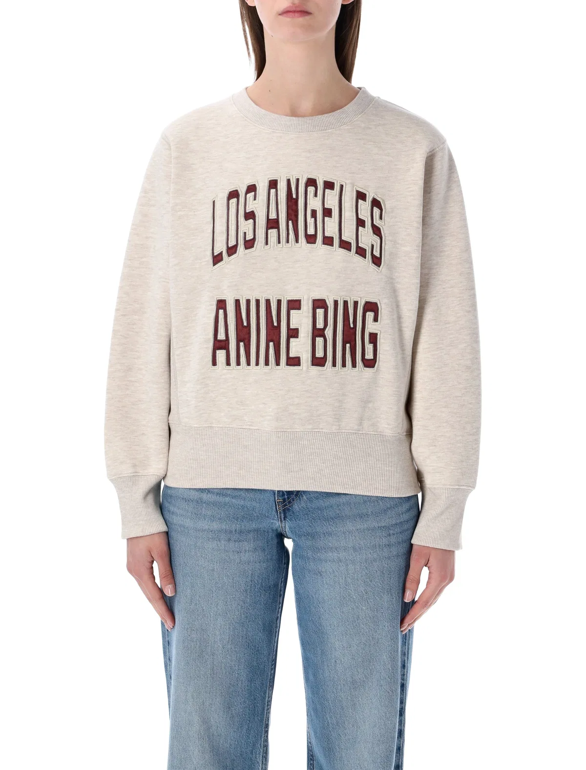 Anine bing Harry Shrunken Black Sweatshirt