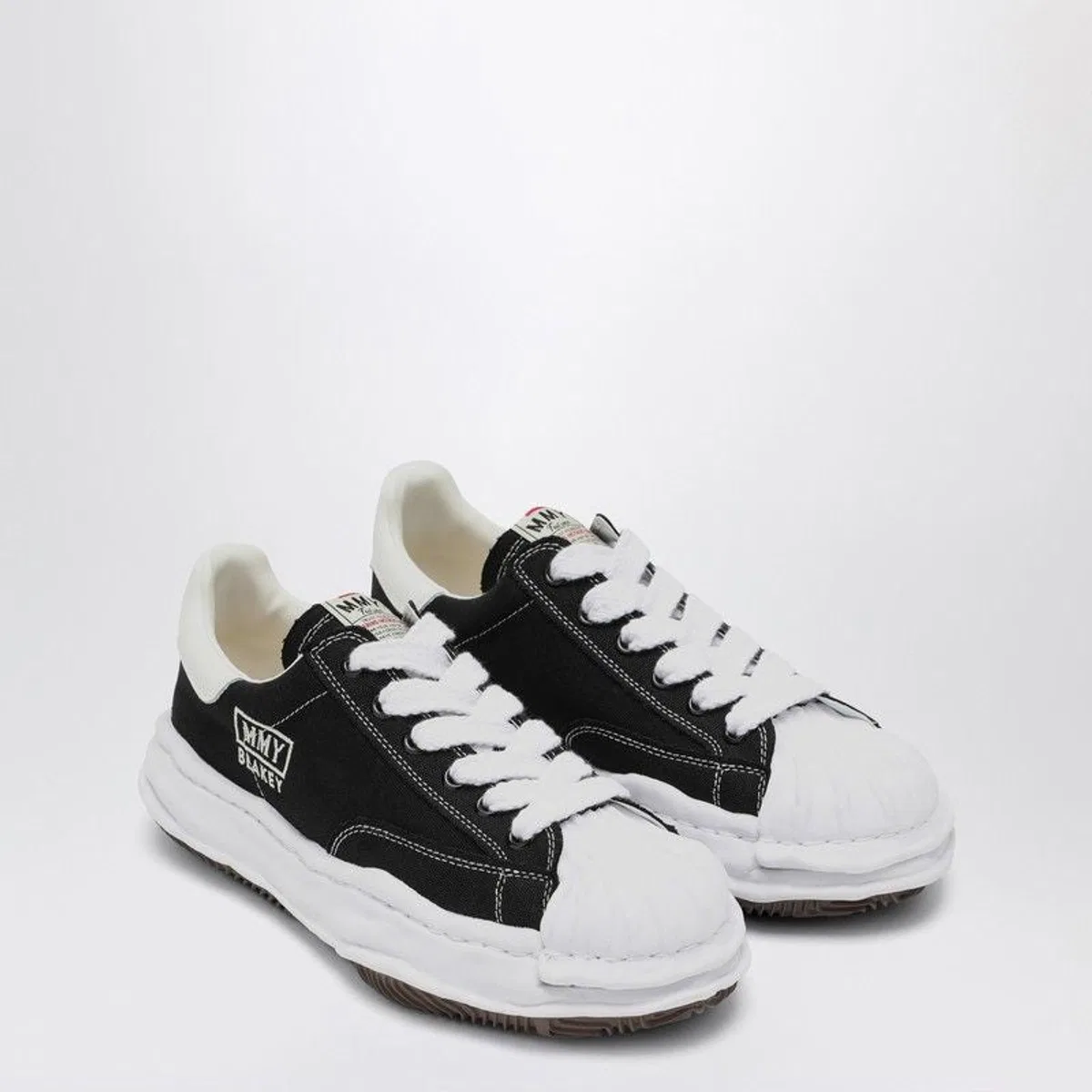Mihara Yasuhiro Black Blakey Low Canvas Sneakers