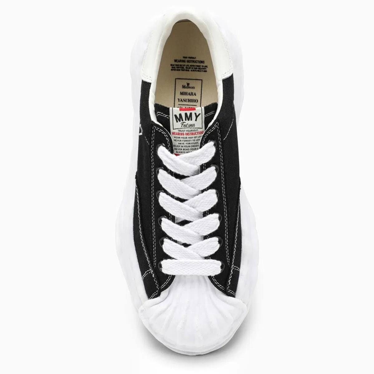 Mihara Yasuhiro Black Blakey Low Canvas Sneakers