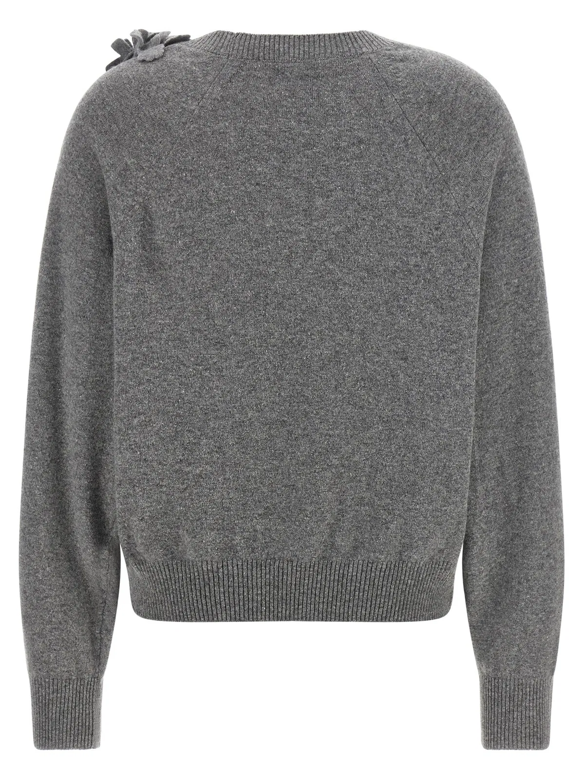 Alberta Ferretti Embroidered Flower Sweater