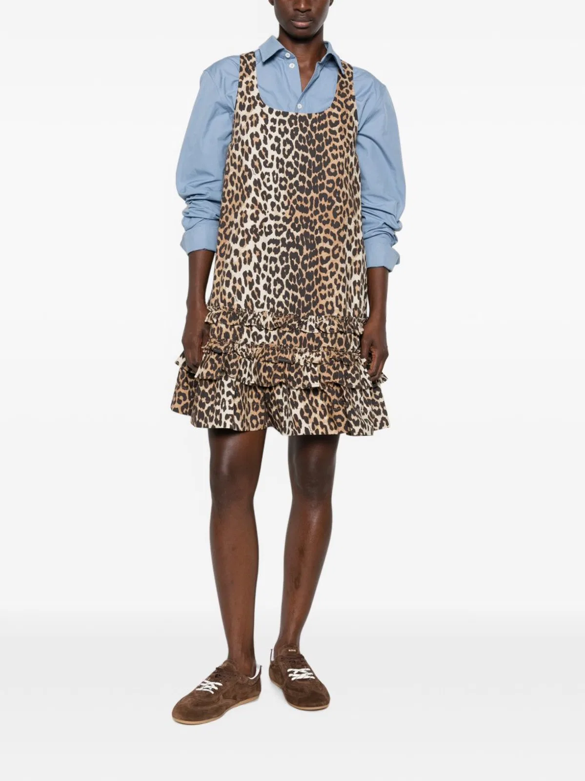 Ganni Organic Cotton Mini Dress