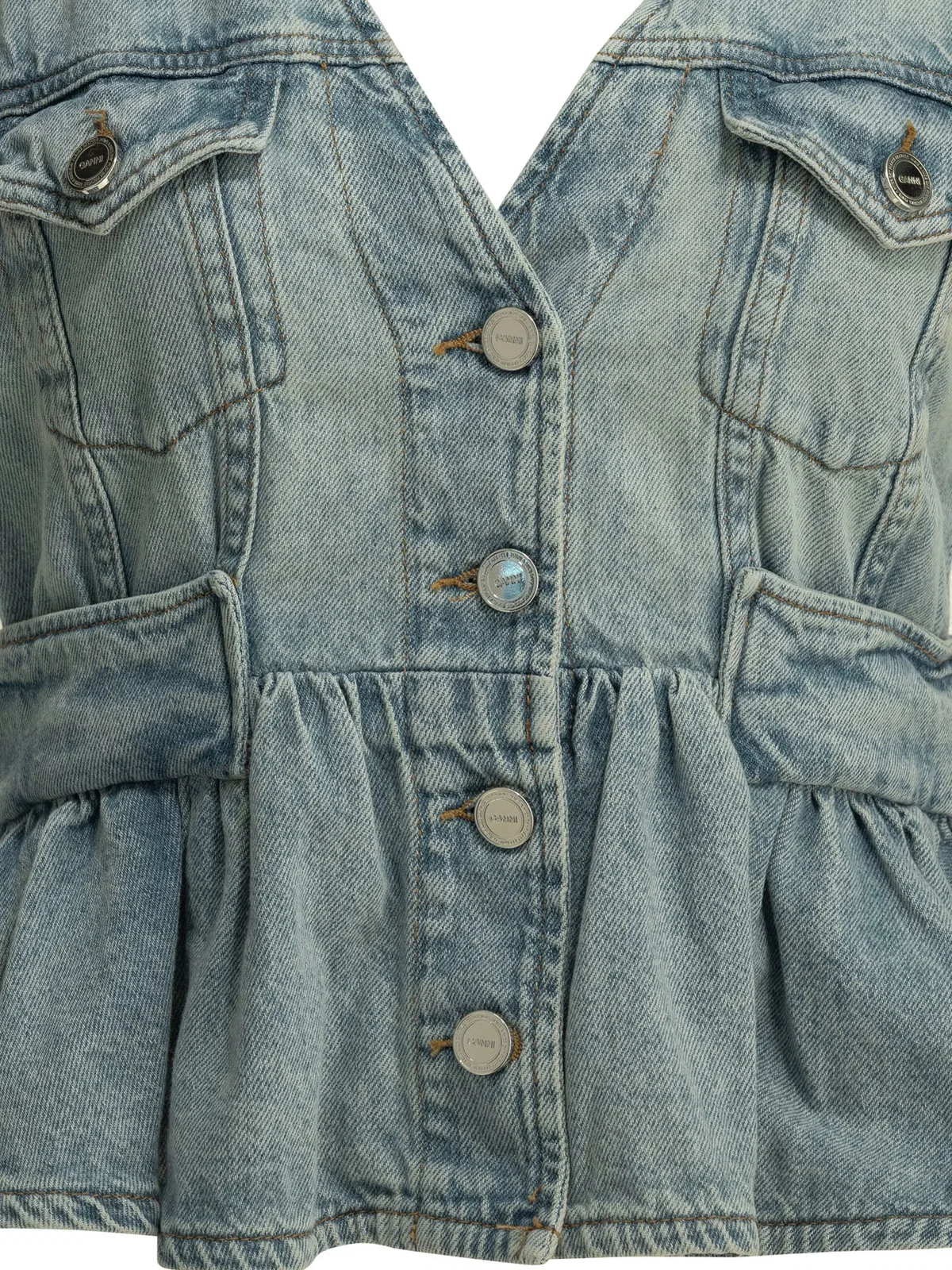 Ganni Denim Vest