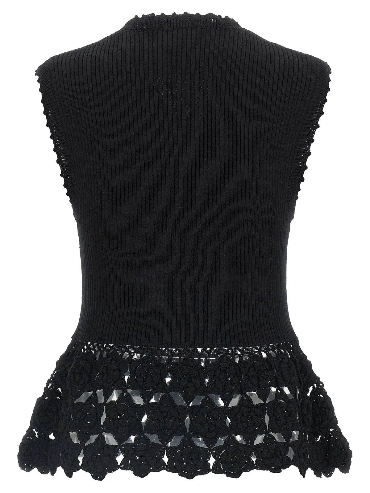 Ganni 'Cotton Crochet' Vest