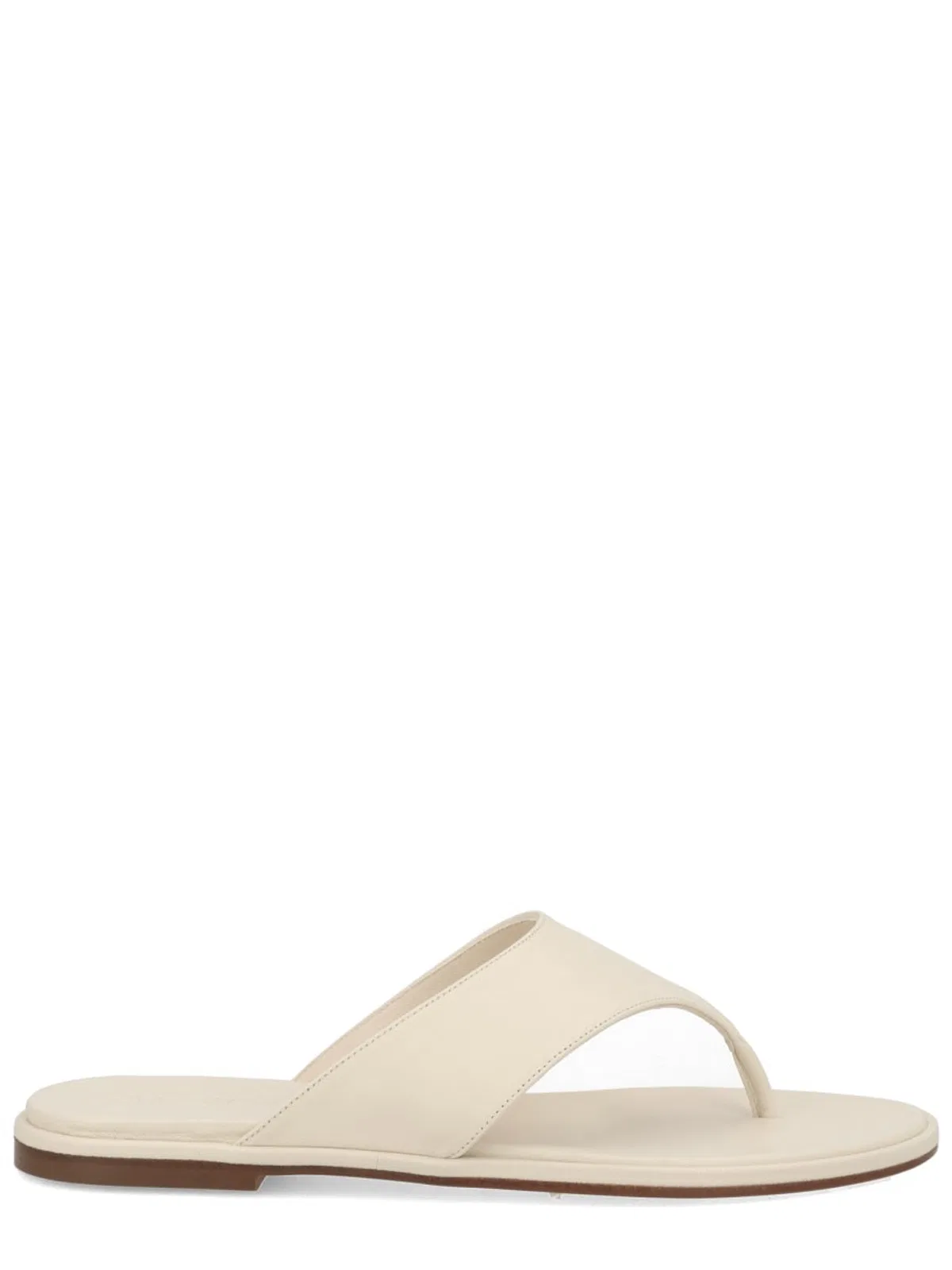 Aeyde Ivory Nappa Leather Sandals