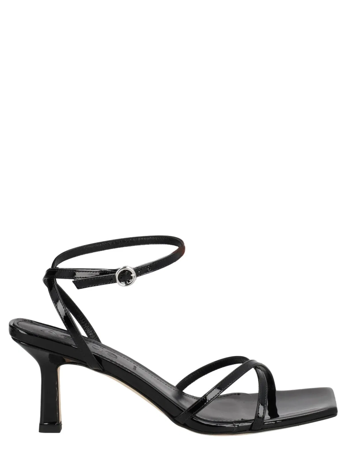 Aeyde Black Patent Calf Leather Cross Breed La