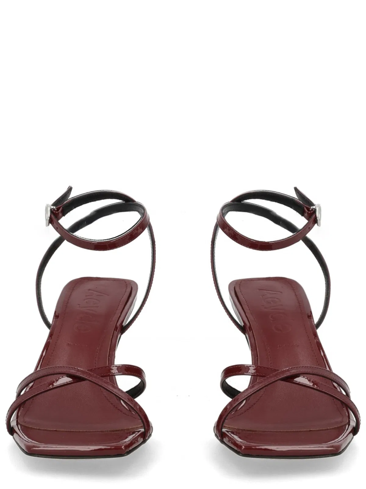Aeyde Bordeaux Patent Calf Leather Cross Breed