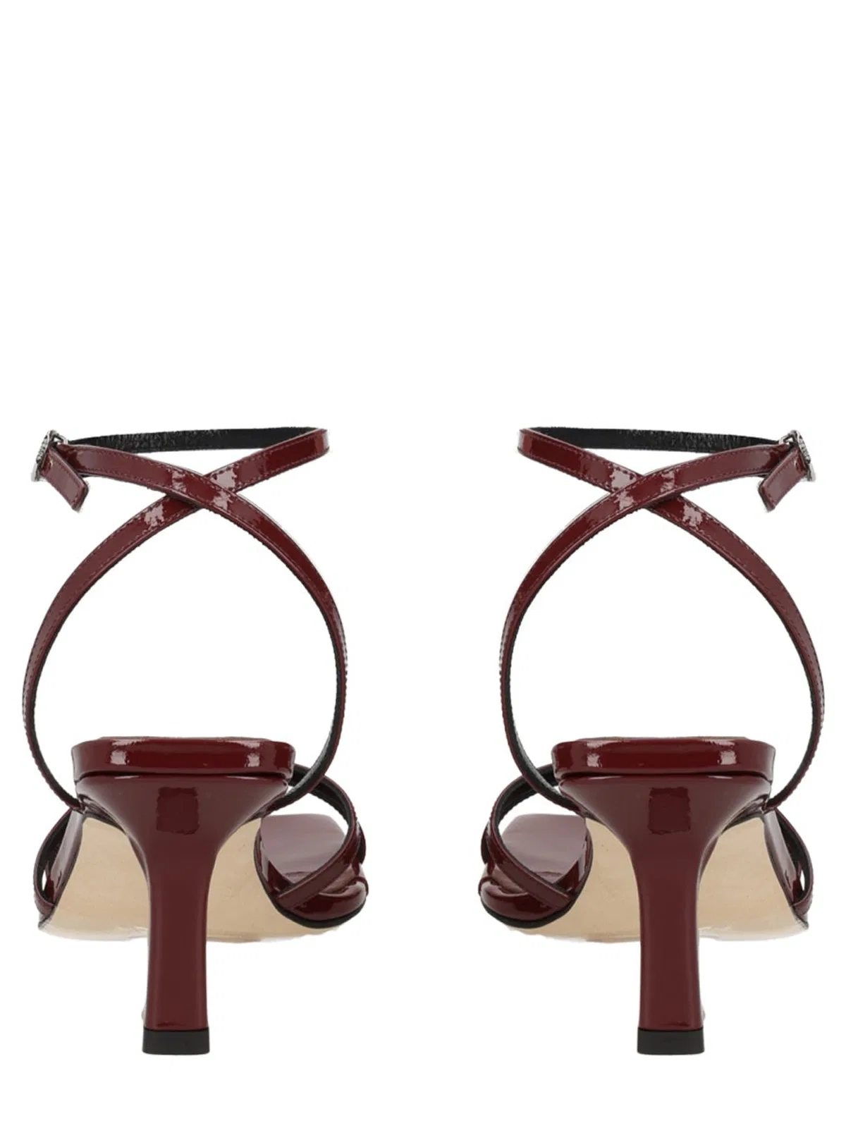 Aeyde Bordeaux Patent Calf Leather Cross Breed