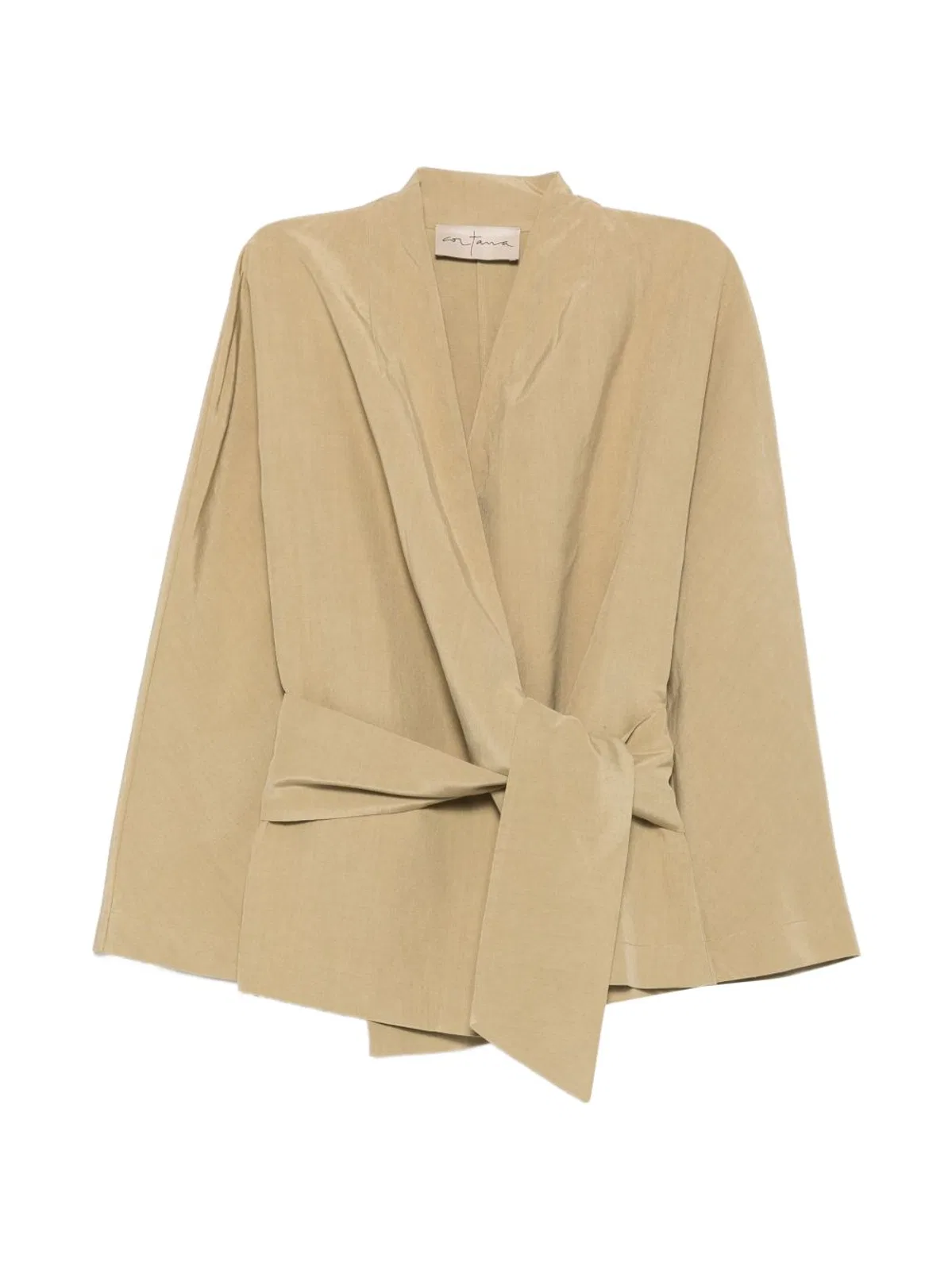 Cortana Simona Linen And Silk Jacket