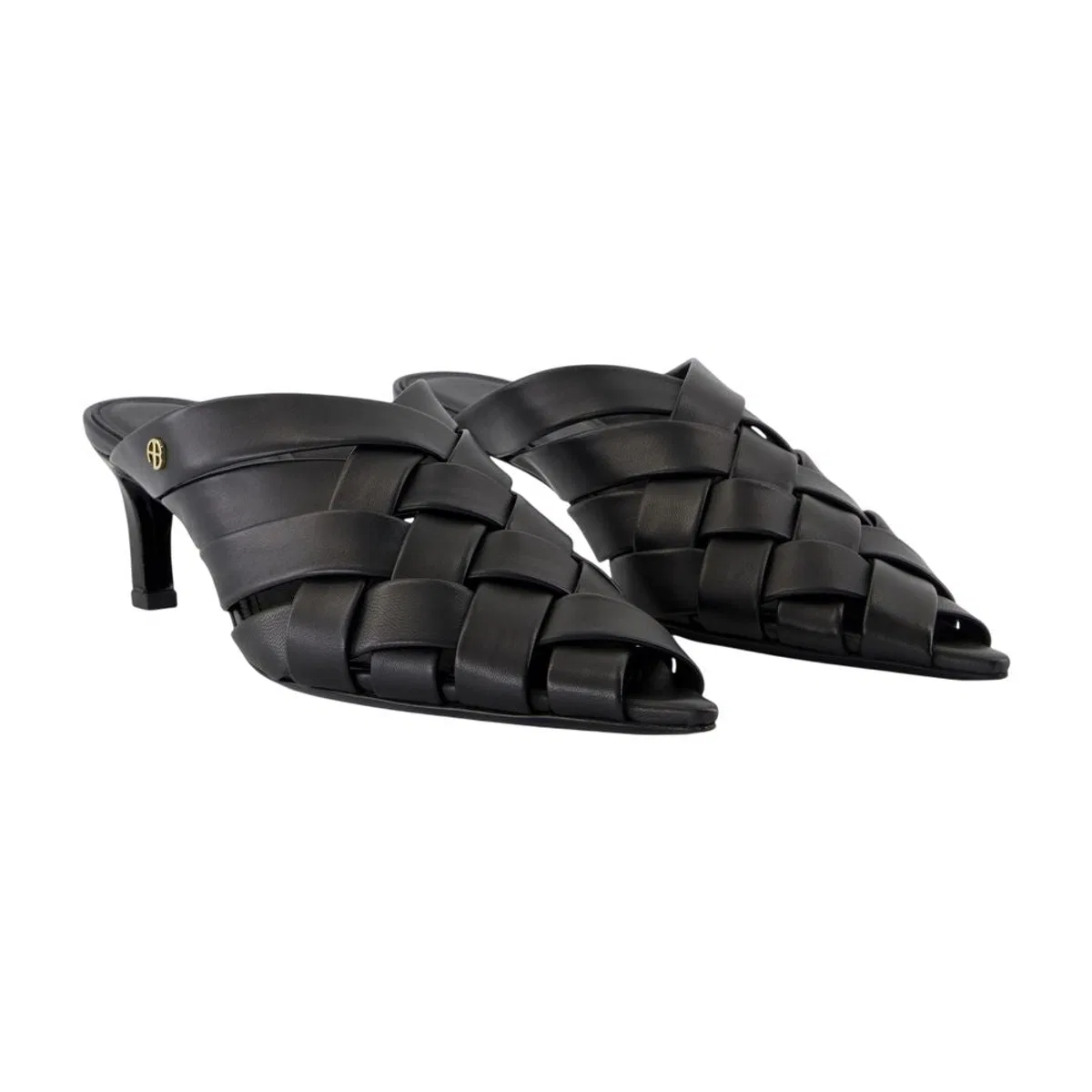 Anine bing Eve Mules Black Sandals