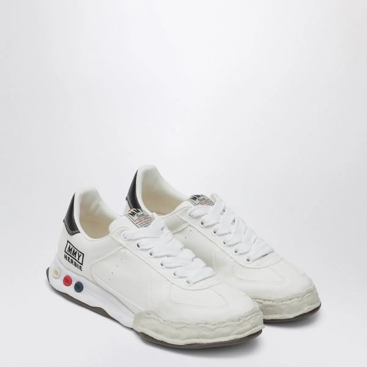 Maison mihara yasuhiro White Herbie Og Sneakers In Canvas