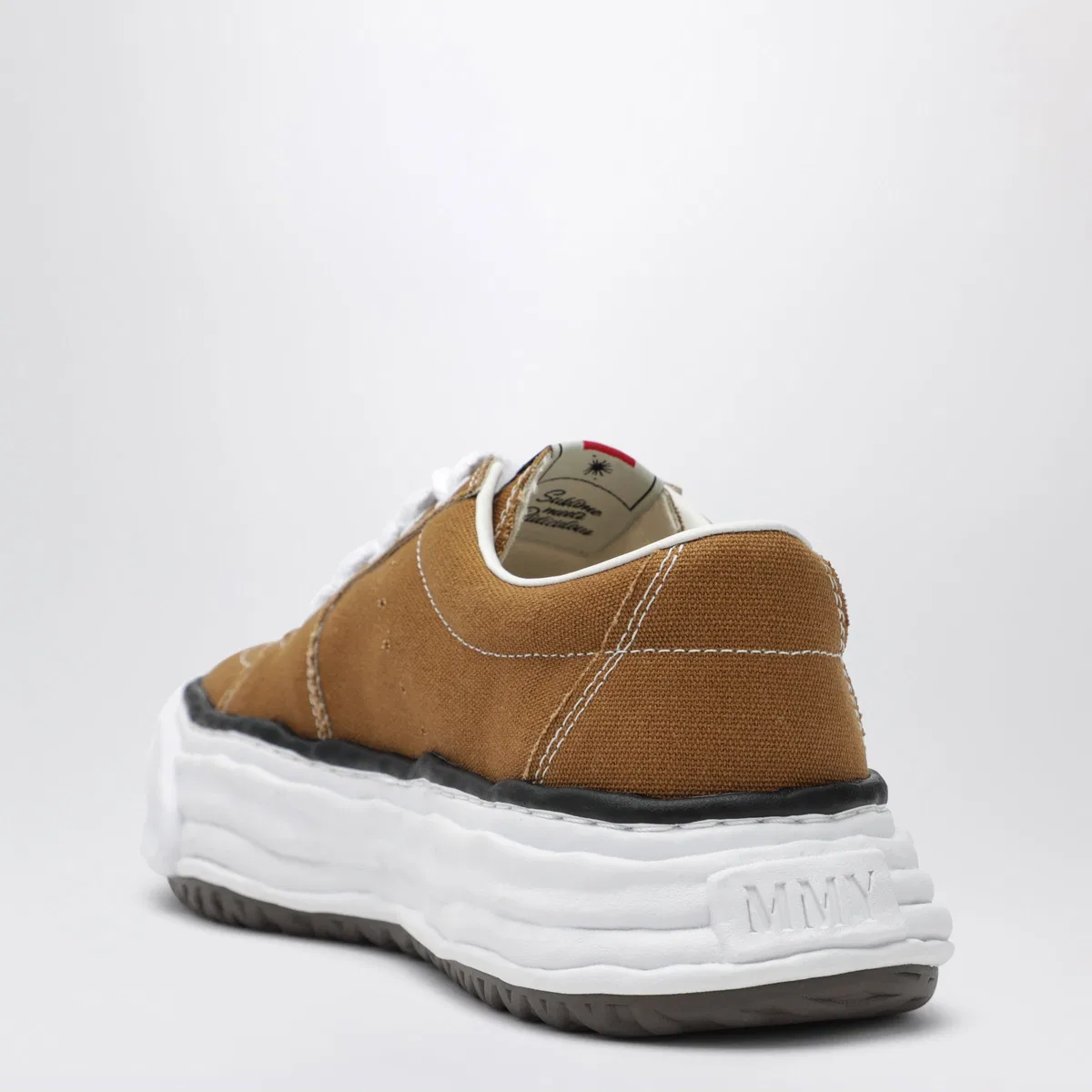 Maison mihara yasuhiro Eric Sneaker In Brown Canvas