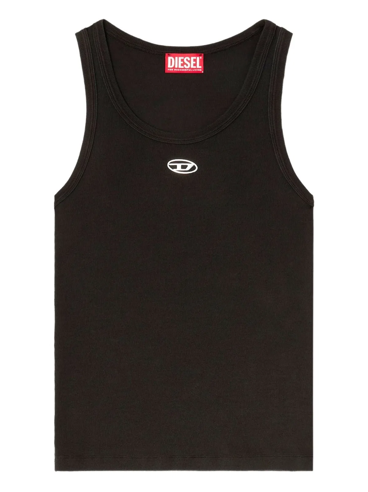 Diesel Logo Cotton Tank Top