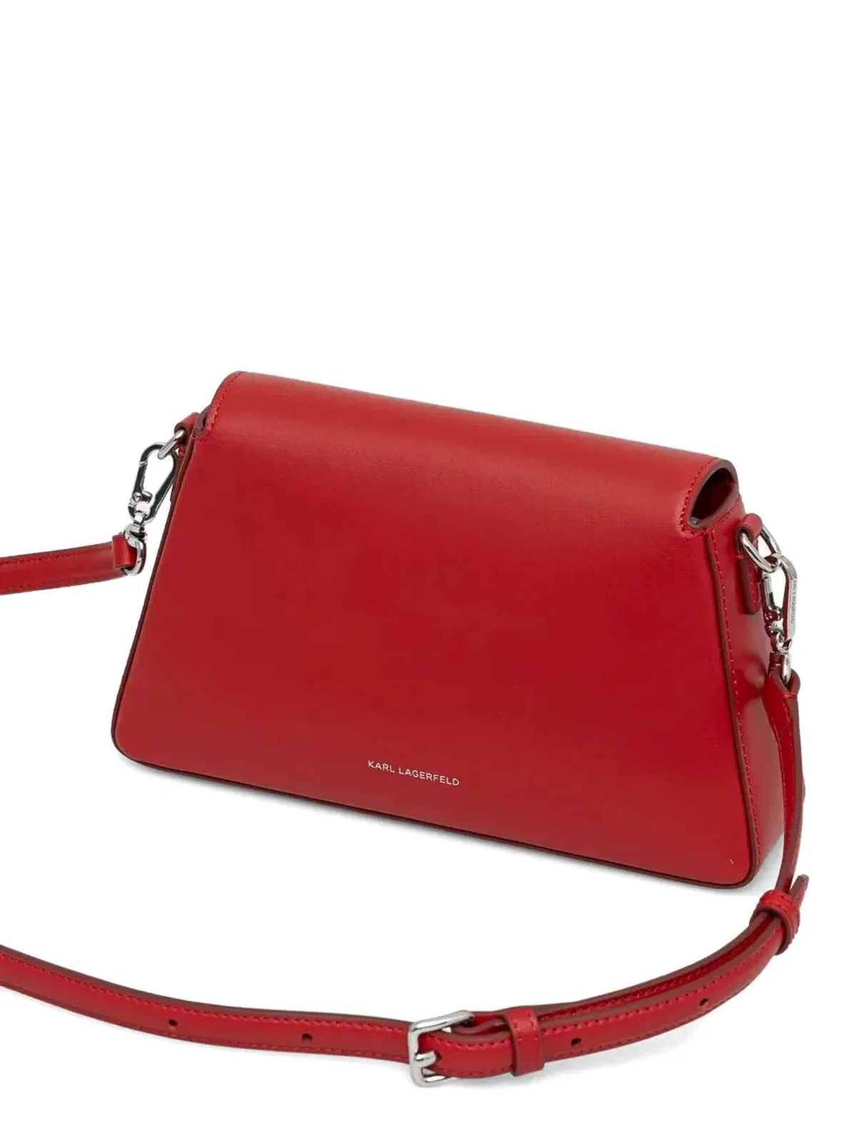 Karl Lagerfeld Crossbody Ikon Red Relief Logo
