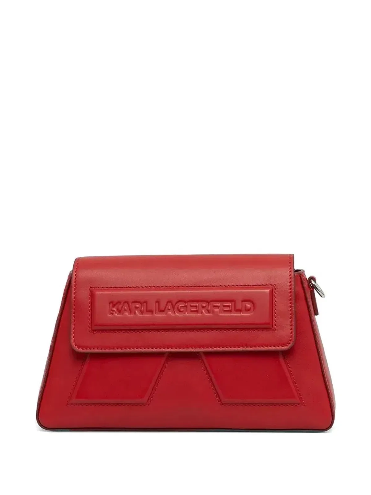 Karl Lagerfeld Crossbody Ikon Red Relief Logo