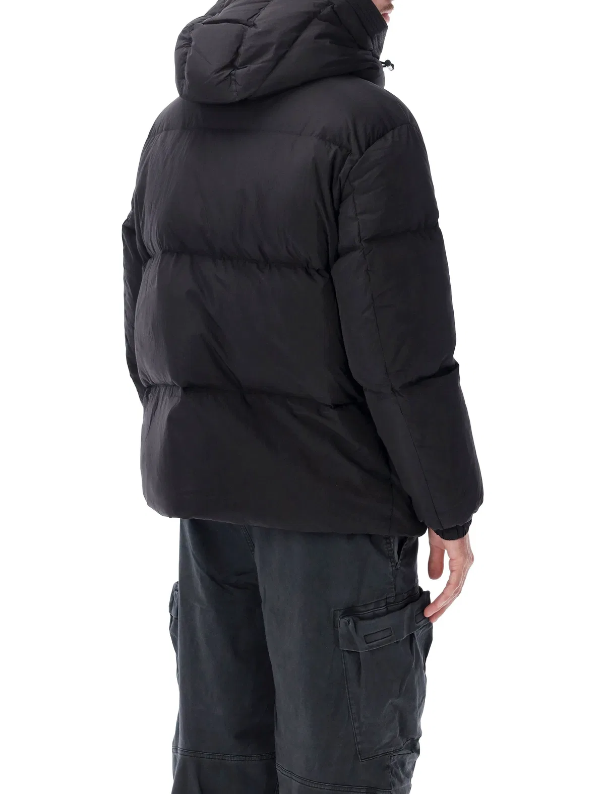 Diesel Quilted Down Jacket In Viraloff® Taslan