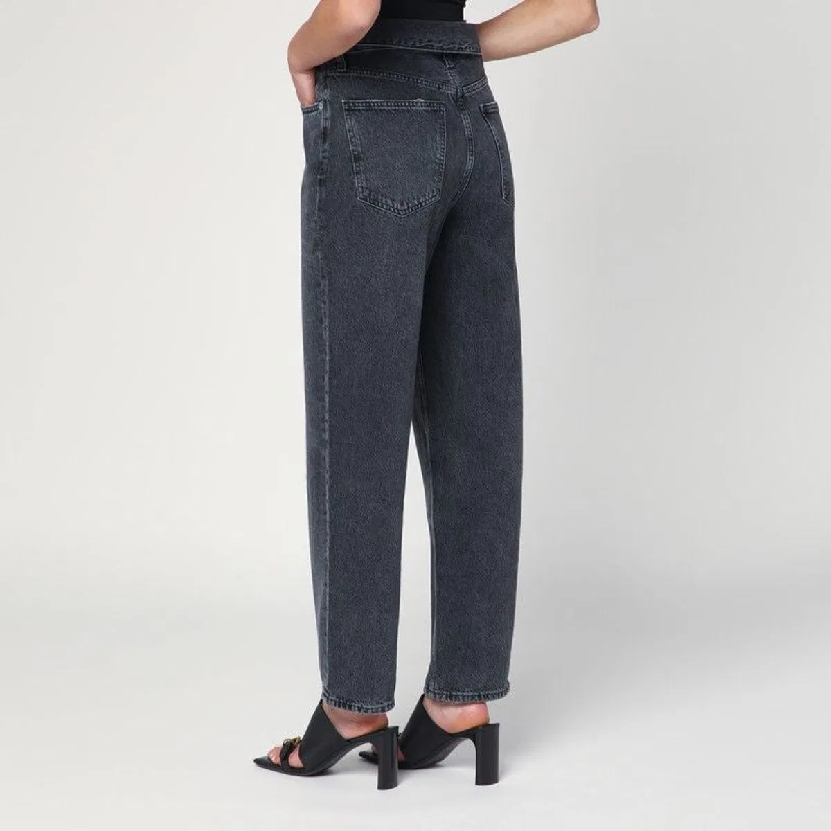 Agolde Echo Jeans In Grey Zefiro