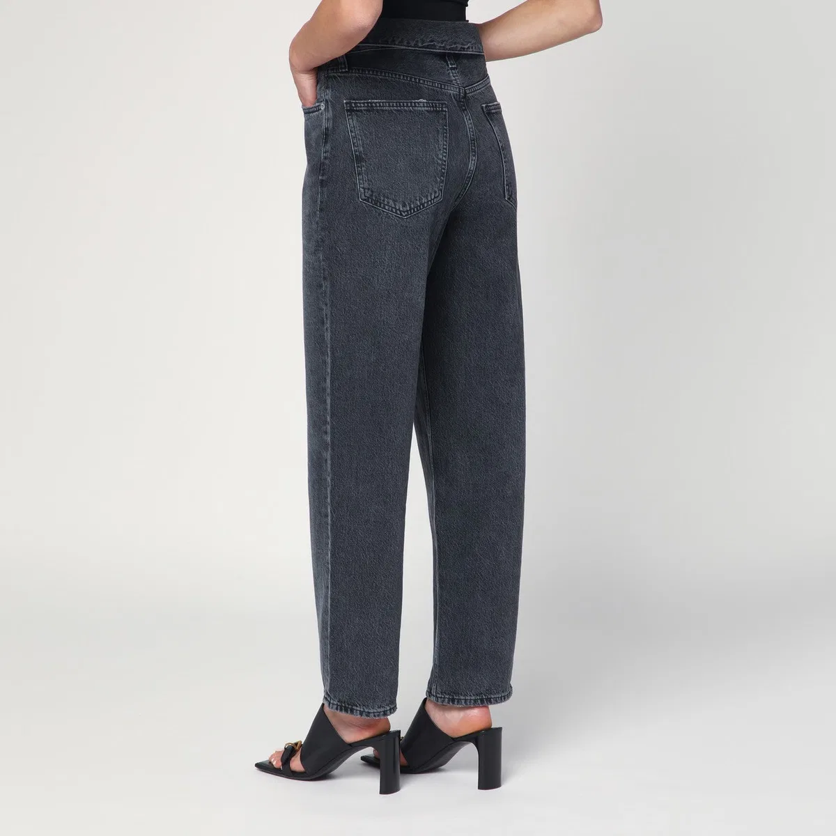 Agolde Echo Jeans In Grey Zefiro
