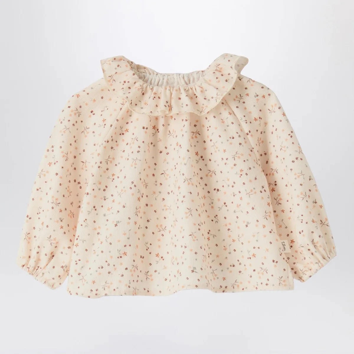 Teddy minou Teddy & Minou Cream Blouse With Floral P