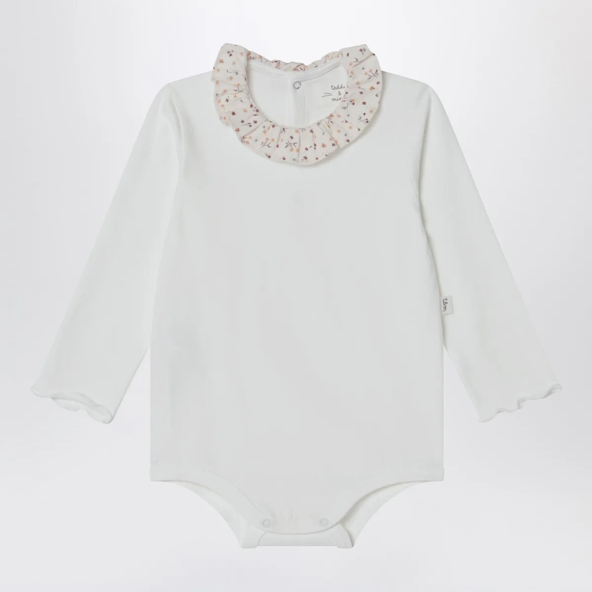 Teddy minou Teddy & Minou White Bodysuit With Neckli