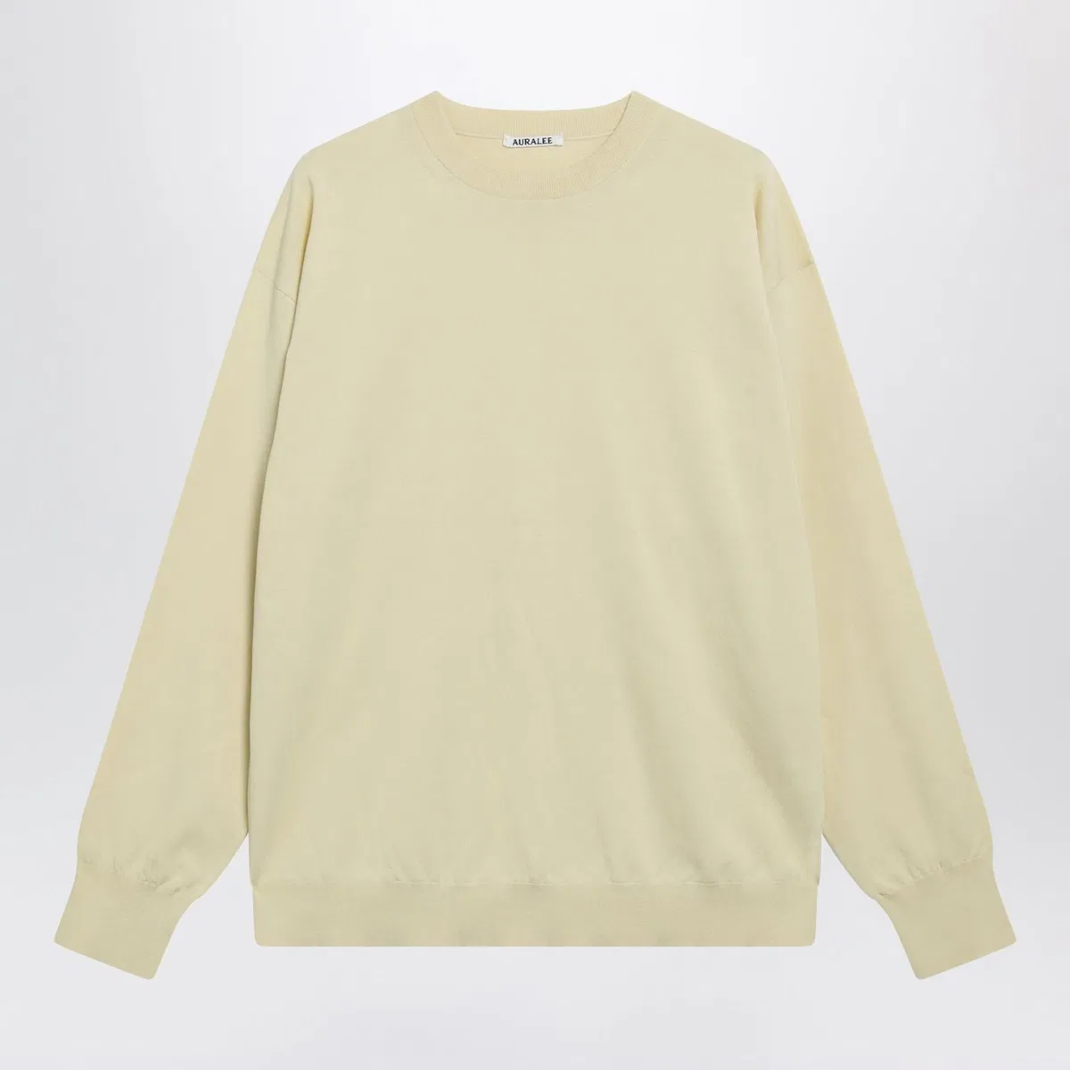 Auralee Yellow Cotton Sweater
