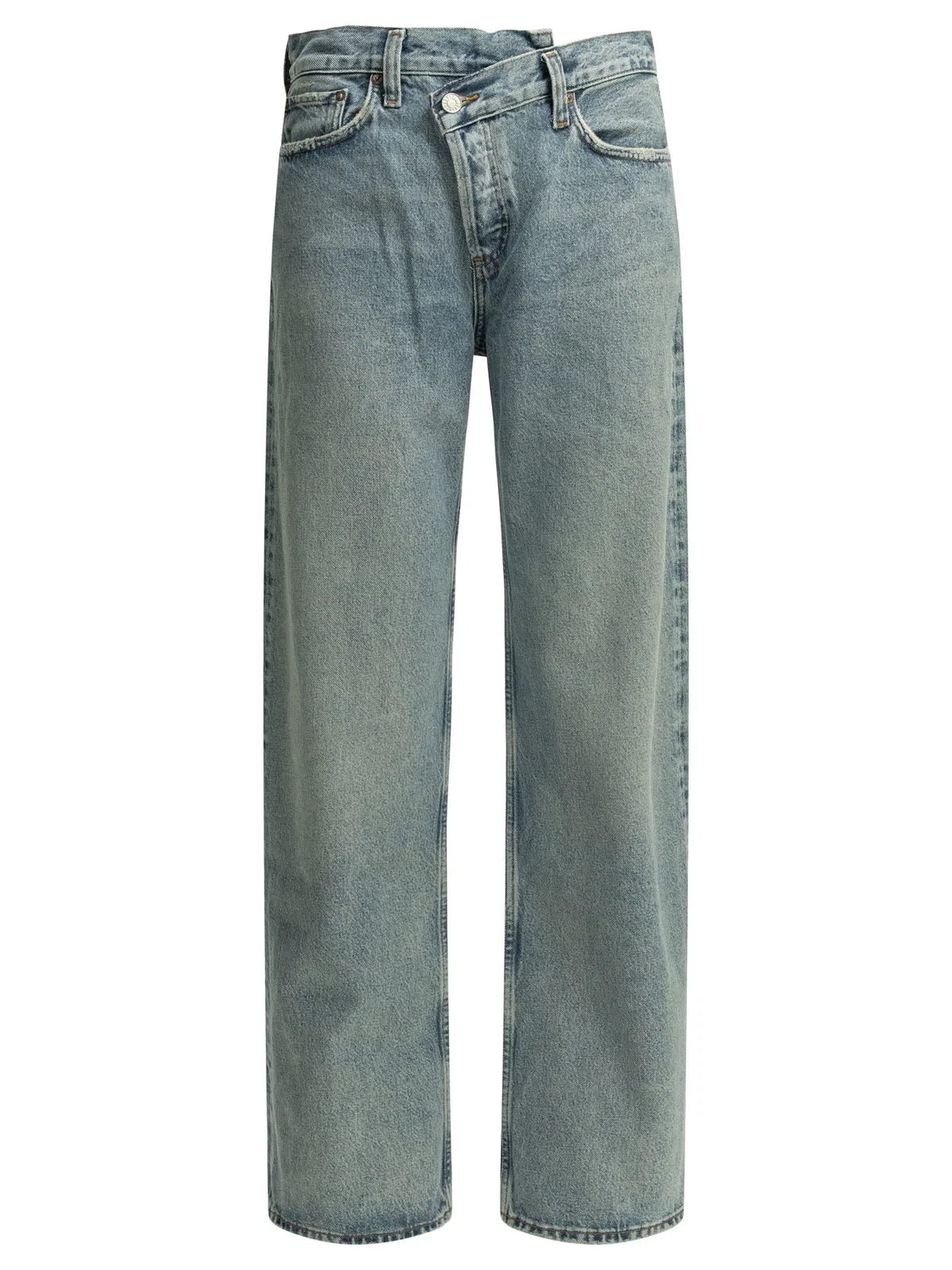 Agolde "Criss Cross" Wide Leg Jeans