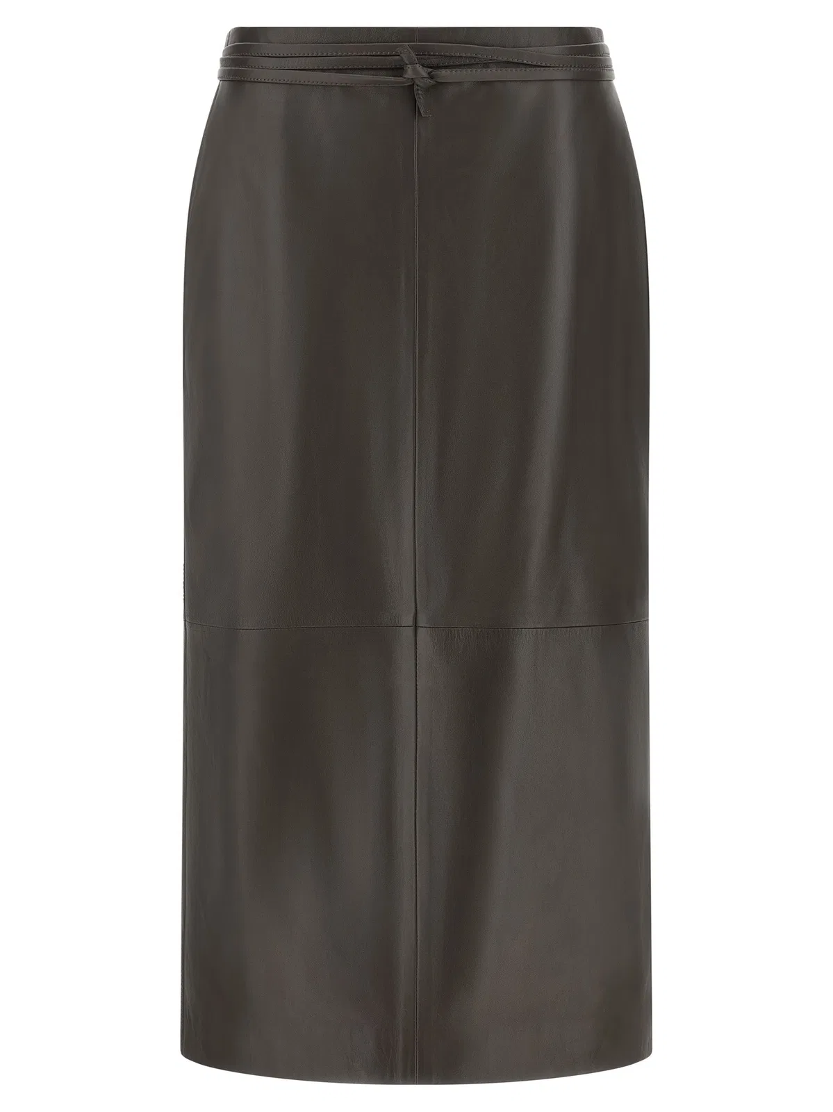 Alberta Ferretti Leather Skirt