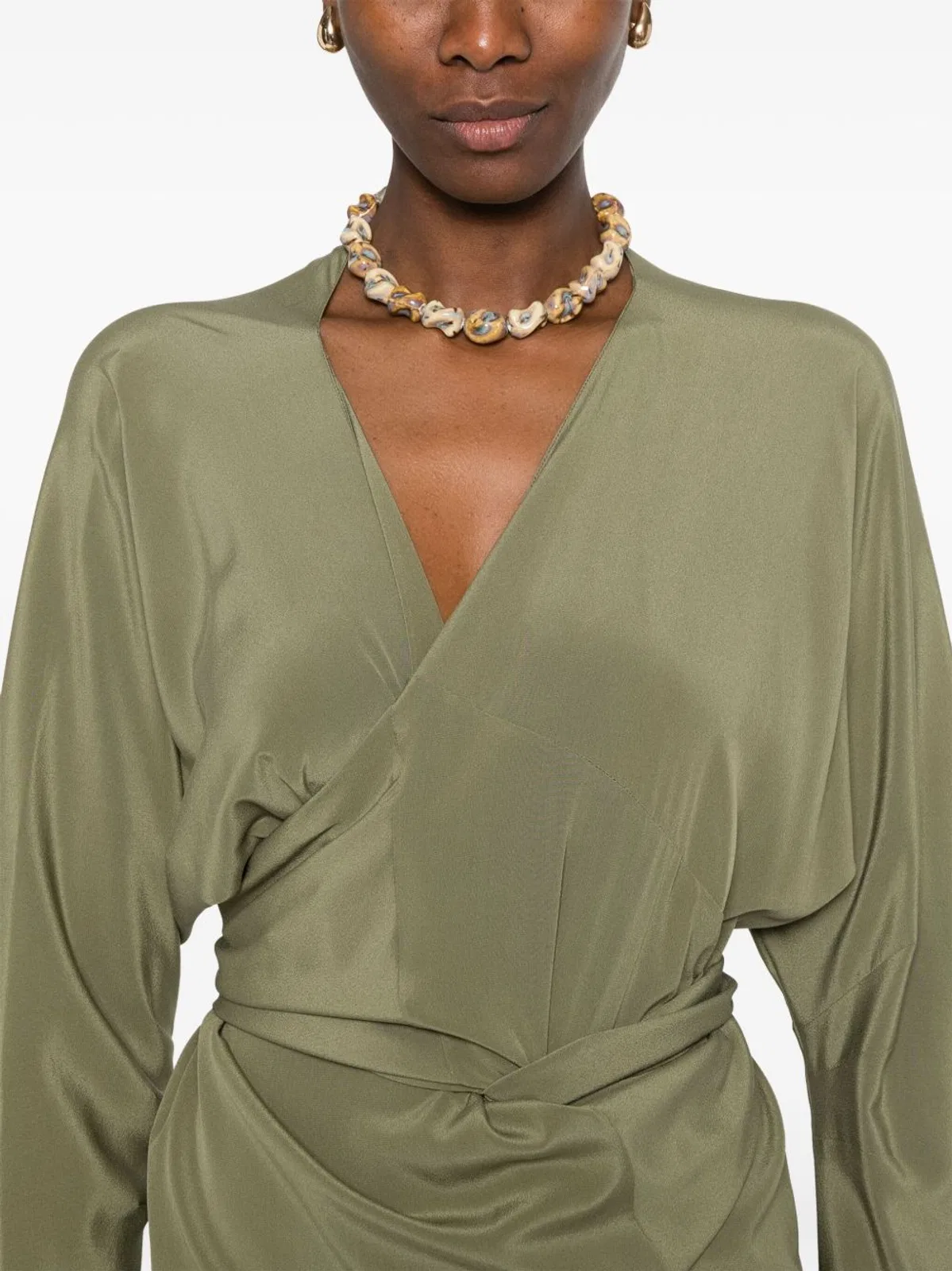 Cortana Serp Silk Jumpsuit